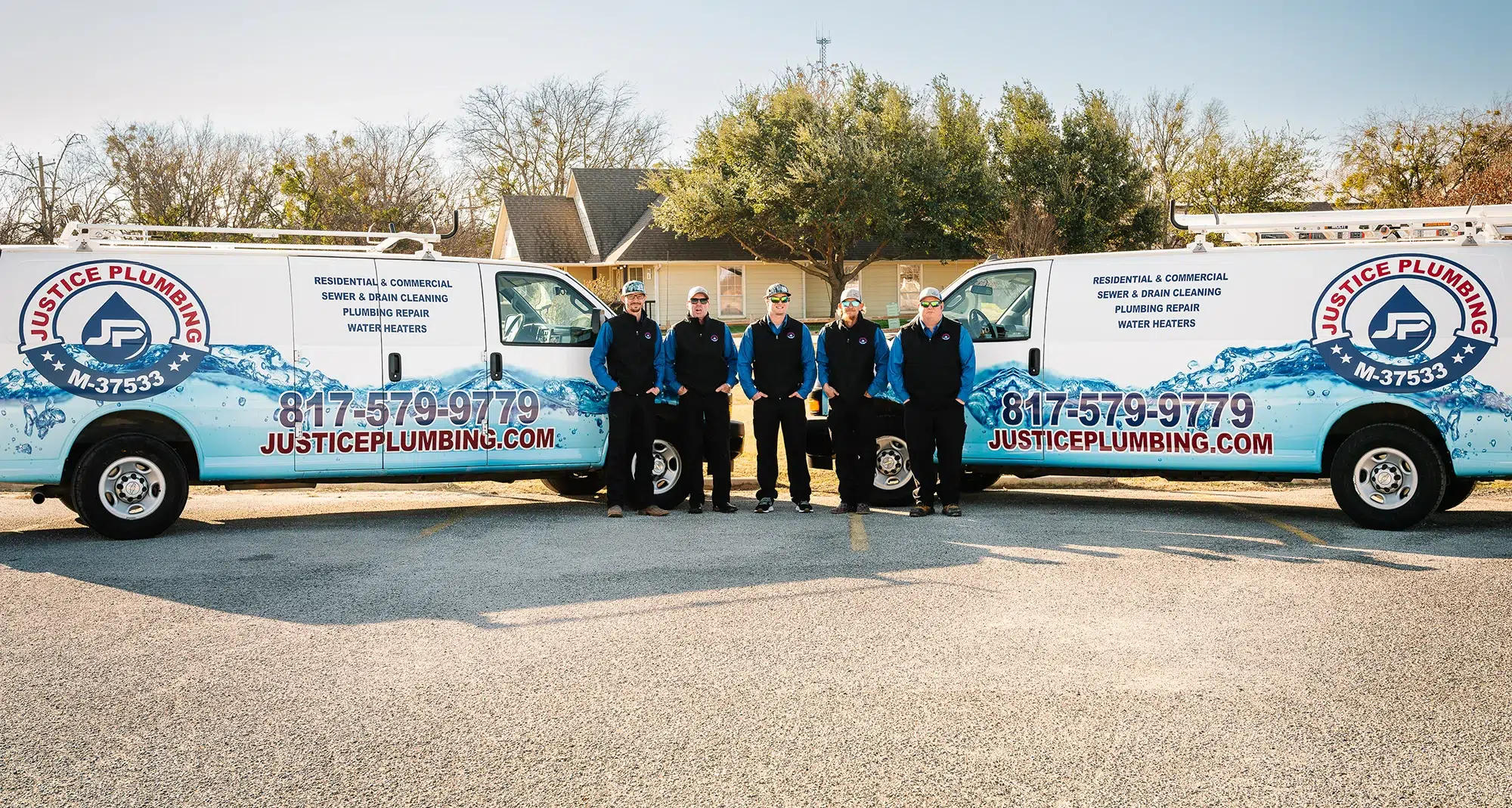 Justice Plumbing Construction team in Granbury, TX