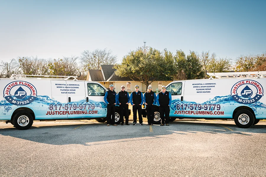 Justice Plumbing Construction team in Granbury, TX