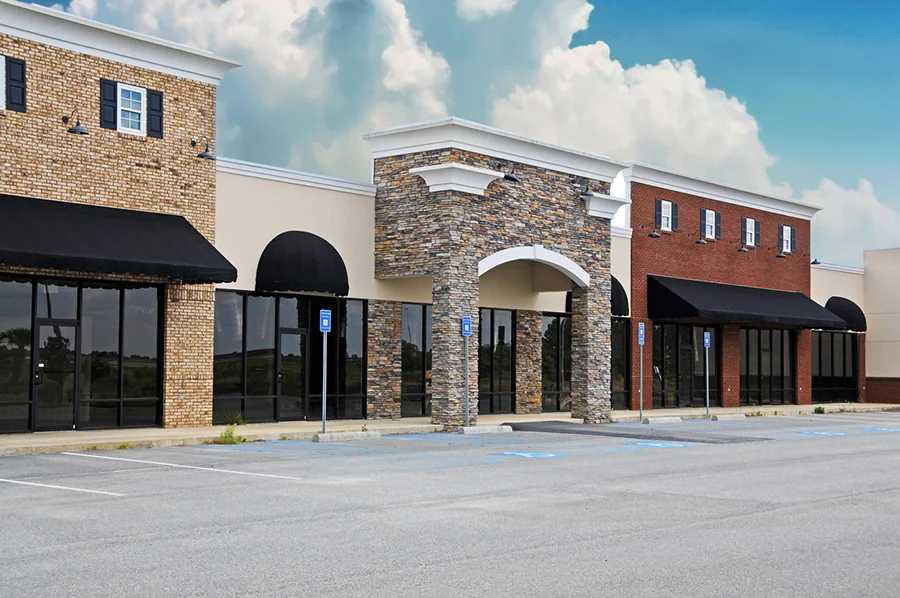Commercial Building Fronts in Granbury, TX